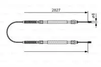 Store code: 1987482006 for hand brake wire DUCATO BOXER JUMPER 2.5d/TD/TDI 2.8hdi 94 02