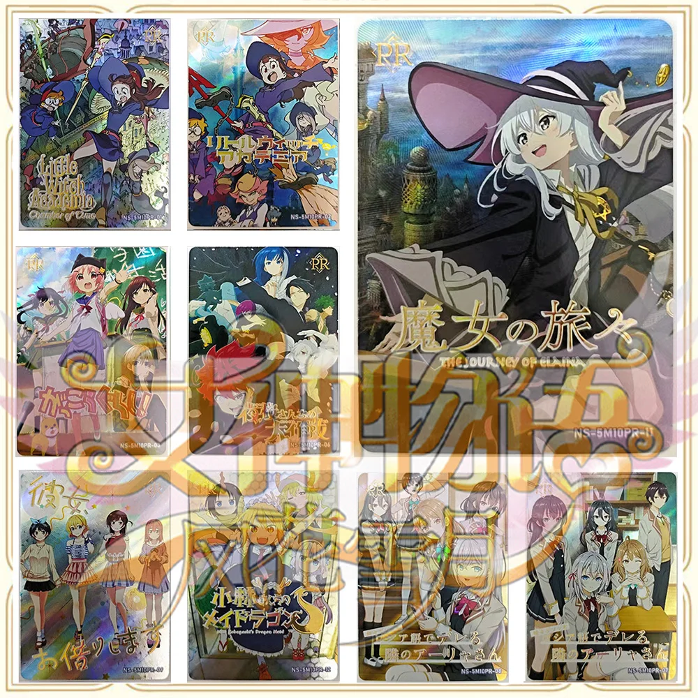 

Anime Goddess Story 5M10 PR Premium Flash Game Toys Collectible Cards Christmas Gifts Yozakura Mutsumi Elaina Tohru Kannakamui