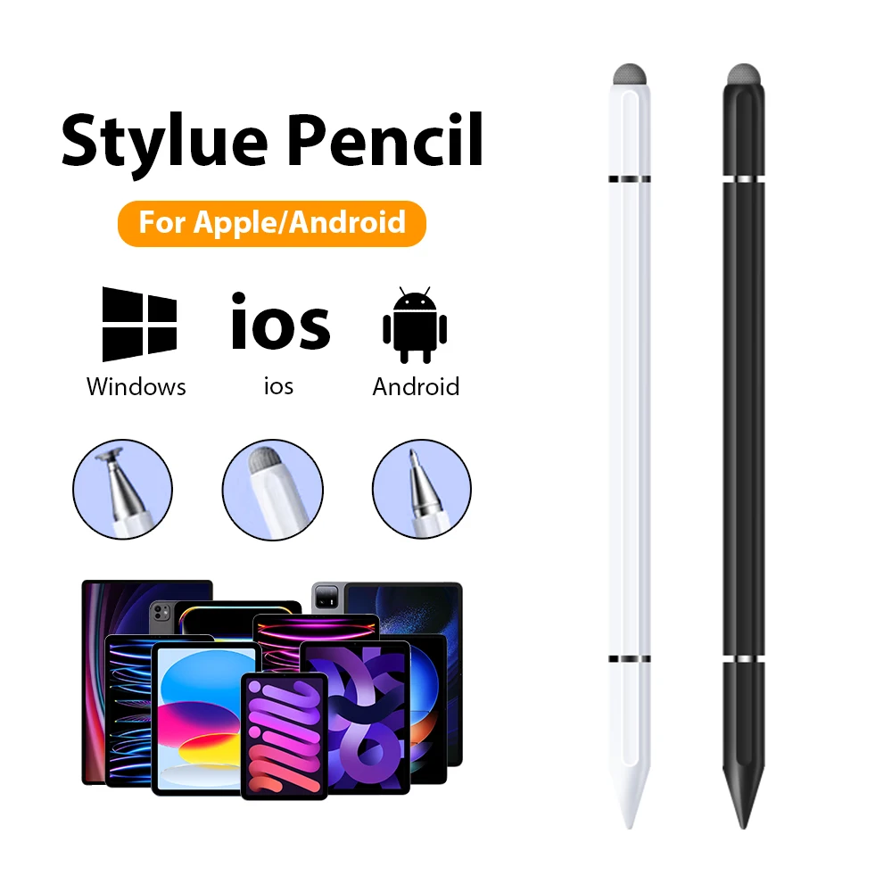 For Apple Pencil For Ipad Pro Air Mini Universal Android Stylus Pens For Samsung Xiaomi Huawei Redmi 2024 Tablet Phone Touch Pen