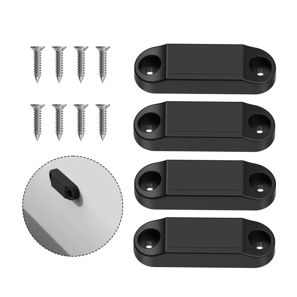 

Heavy Duty RV Magnetic Door Catch Kit W/ Screws For Travel Trailer Campers RV Magnetic Baggage Door Catch RV Storage Door Latch