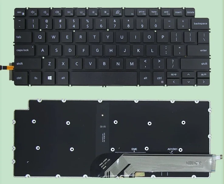 

For Dell 14-7490 7491 5498 5490 5491 5493 13-5390 5391 7391 Keyboard with backlight