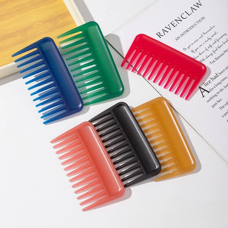 New Popular Hair Comb Hot Acetic Acid Sheet Comb Anti-static Marble Pattern High-grade Head Comb Styling Traveling Accessories