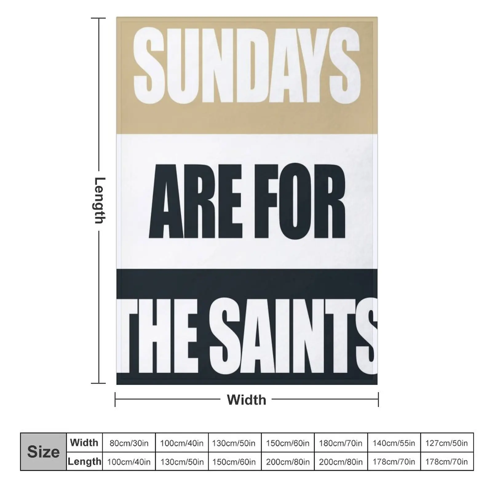 Sundays Are For The Saints Throw Blanket Beach Summer Kid'S Blankets