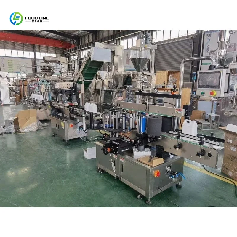 Spice bottle filling capping labeling machine automatic bottle labeling machine filling capping labeling machine view 6