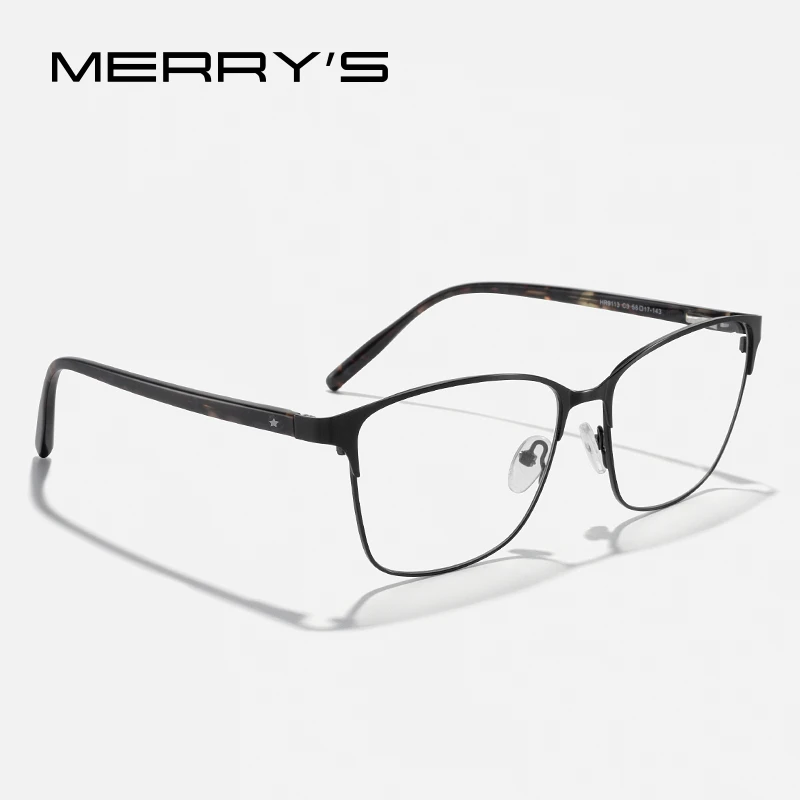 MERRYS DESIGN Women Classic Fashion Trend Glasses Frame Acetate Legs Square Cat Eye Luxury Eyeglasses Glasses S2613