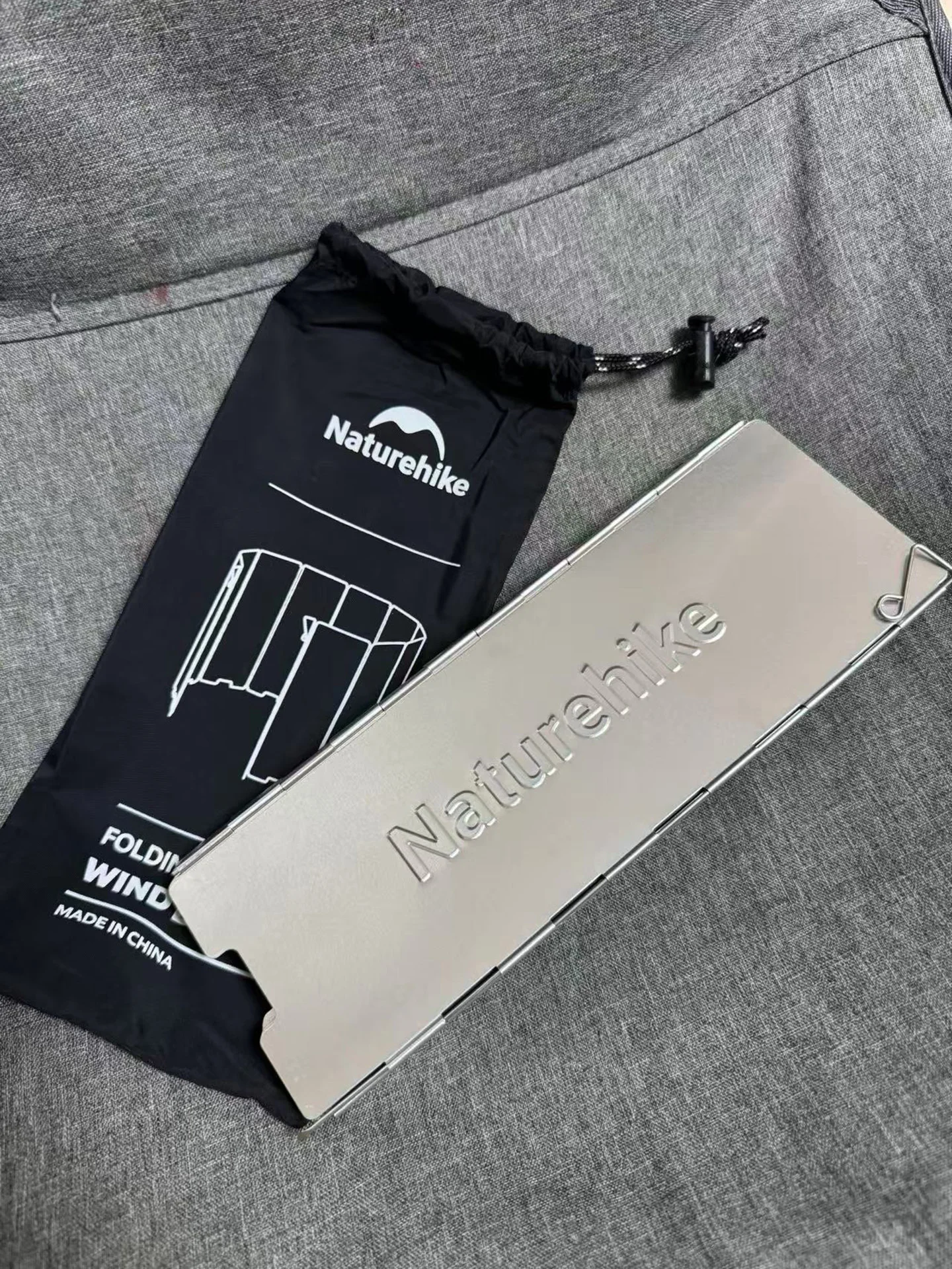 

Легкая портативная ветрозащитная панель для походной печи, оборудование для пикника и барбекю на открытом воздухе, из нержавеющей стали, портативная