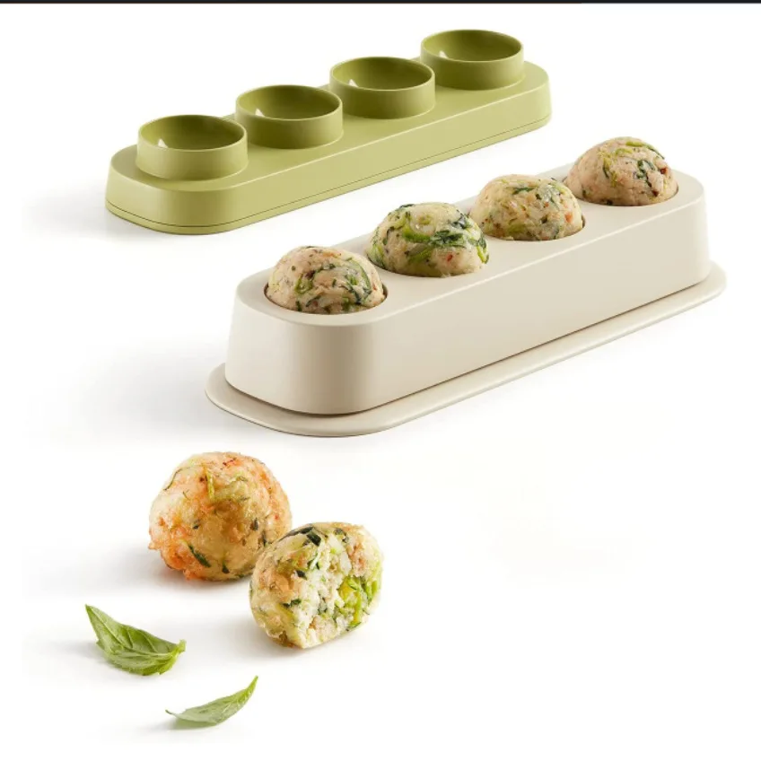 Meatballs Maker Meat Fish Ball Mold DIY Veggie Balls Maker Kitchen Homemade Stuffed Meatballs Cooking Tool Stuffed Ball Maker