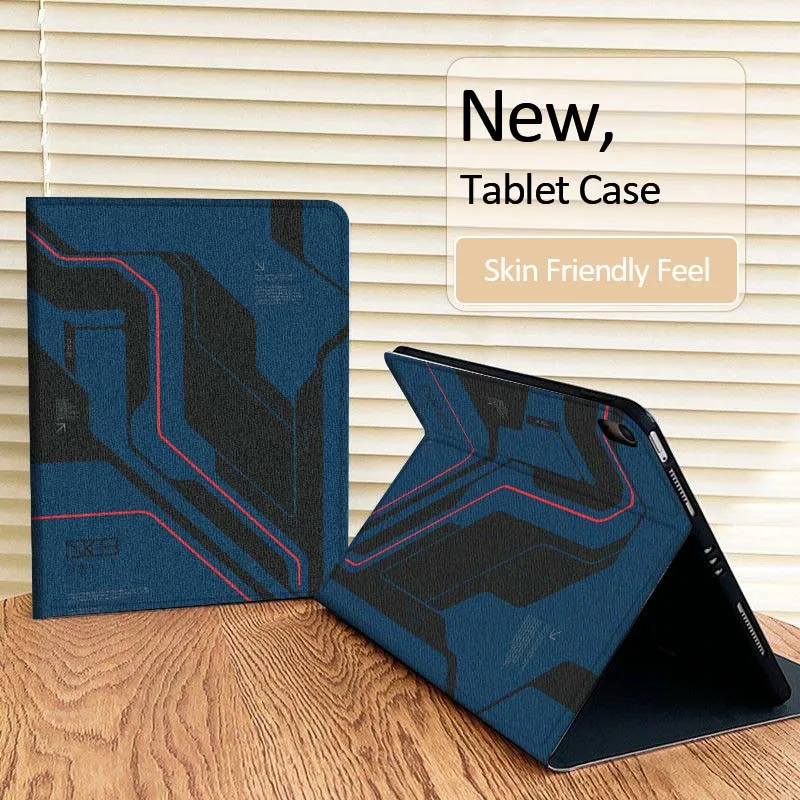

Cool Carbon Fiber Pattern Tablet Case For Apple iPad 11th 10th 10.9 10.2 Pro 12.9 2 Air 3 13 11 7th 9.7 mini 7th 6 8.3