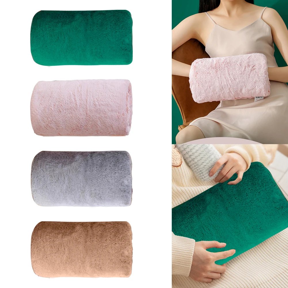 

Электрическая грелка для рук с USB-зарядкой, грелка для горячей воды, обезболивающая электрическая грелка-подушка, портативная, быстрый нагрев для дома и офиса