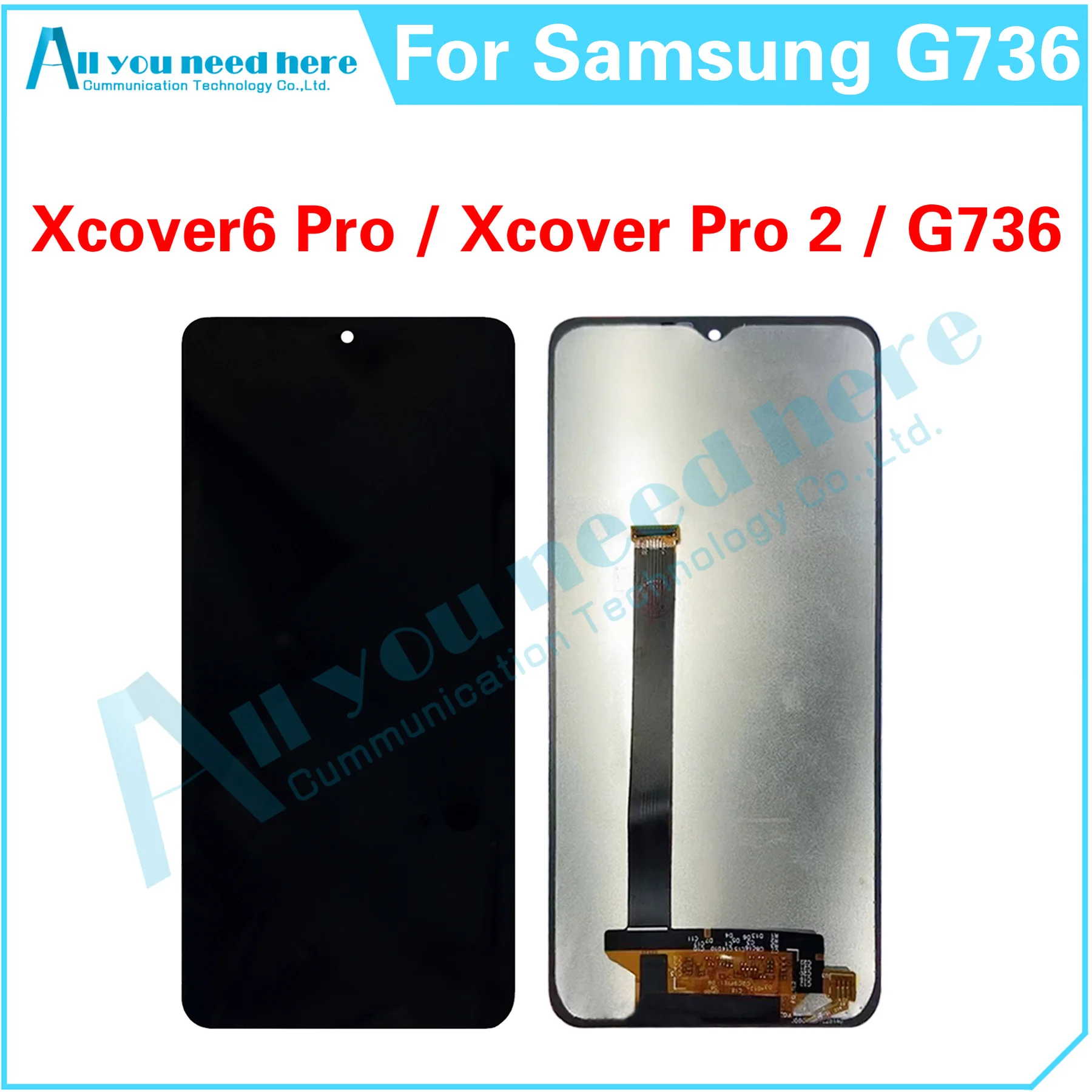 

For Samsung Galaxy Xcover6 Pro / Xcover Pro 2 SM-G736 G736 LCD Display Touch Screen Digitizer Assembly Repair Parts Replacement