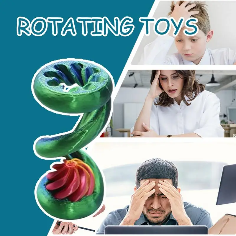 3D フィジェットパススルーフィジェットおもちゃ糸イリュージョンクールなガジェットストレスリリーフ男の子子供大人教室家庭職場