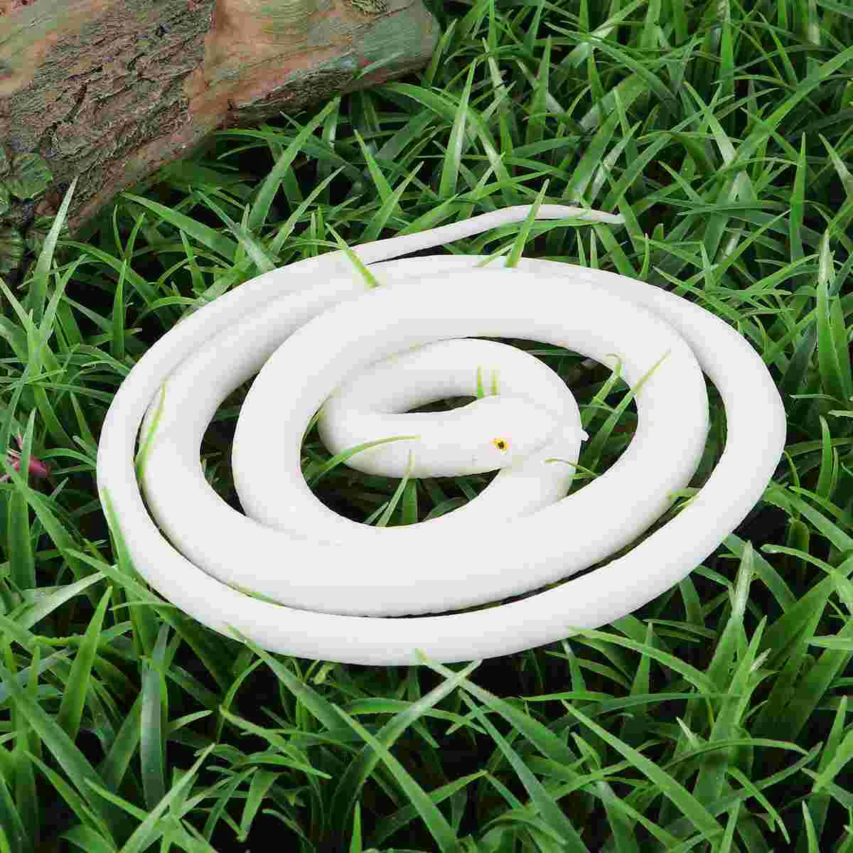 Wooden Artificial Halloween Simulation Snake Toy Stuffed Animal Caoutchouc Snakes Fake Props Tricky