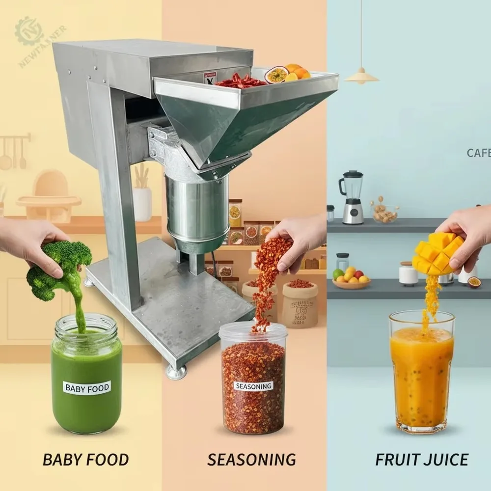 Commercial Vegetable Chopper Machine Versatile Use Coconut Crusher Machine for Food Processing