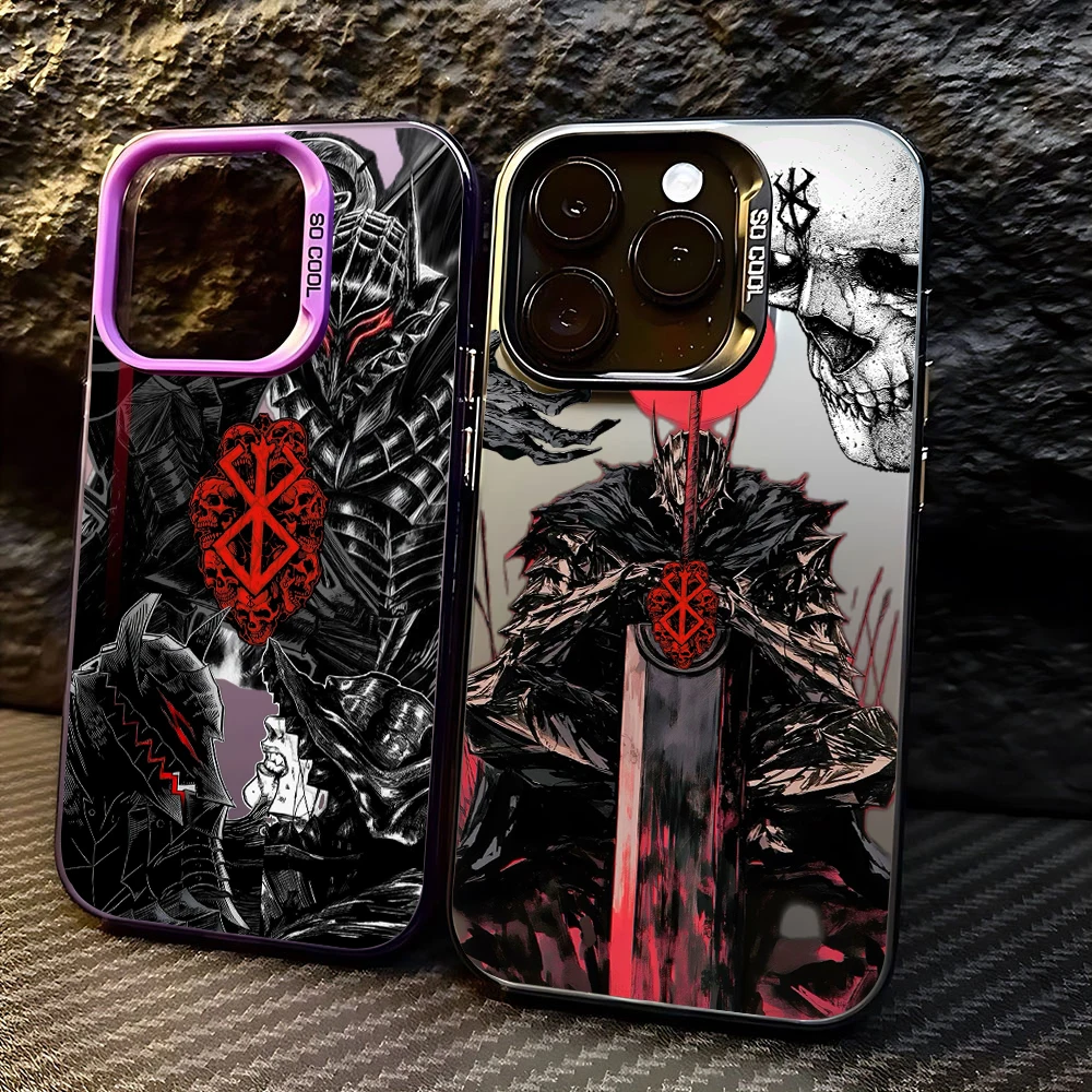 Coque de téléphone Anime Berserks, étui pour Samsung Galaxy A16 A06 A35 A55 A25 A05S A15 A56 A54 A36 A34 A24 A26 A14 A05 A04 4G 5G mat