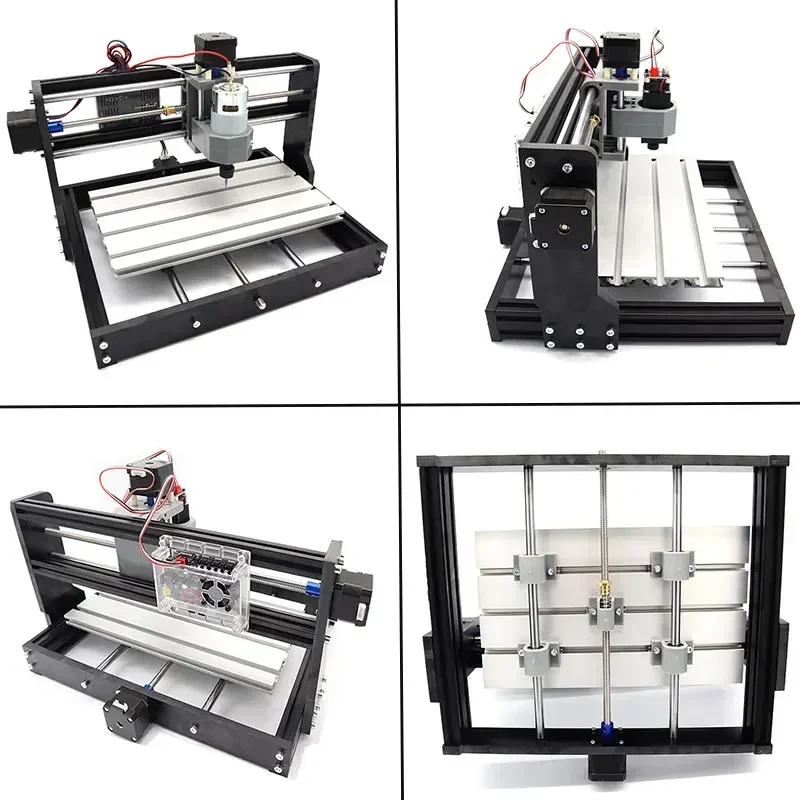 Маршрутизатор CNC 3018 - PRO Комплект GRBL Control 3 - осевой пластмассовый акриловый PCB PVC фрезерный станок, рабочая зона XYZ 300x180x45mm