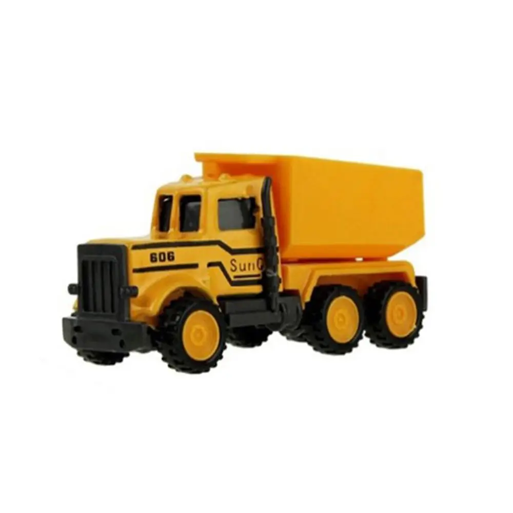 Christmas Gift 8 types Diecast Mini Alloy Construction Engineering Car Dump-car Dump Truck Model Classic Toy