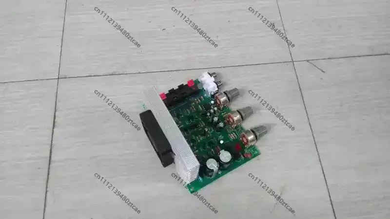 200W DIY 4 Power Transistor Amplifier Board High Power Audio Amp Board With Cooling Fan For Preamp Assembly