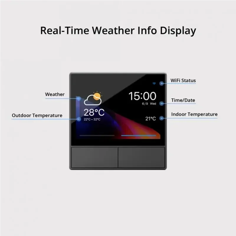 

REPLA-Nspanel Smart Touch Wi-Fi умный переключатель настенный переключатель сцены ЕС Ewelink термостат для Alexa Google Home голосовое управление