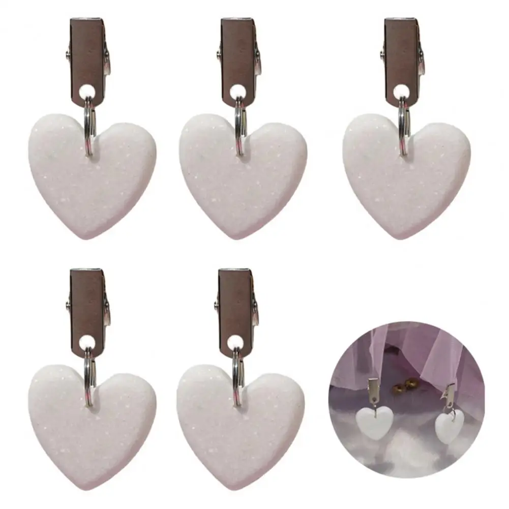 Outdoor Tablecloth Weights Love Heart Tablecloth Weights Love Heart Tablecloth Weight with Metal Clip Outdoor Picnic Table Cover
