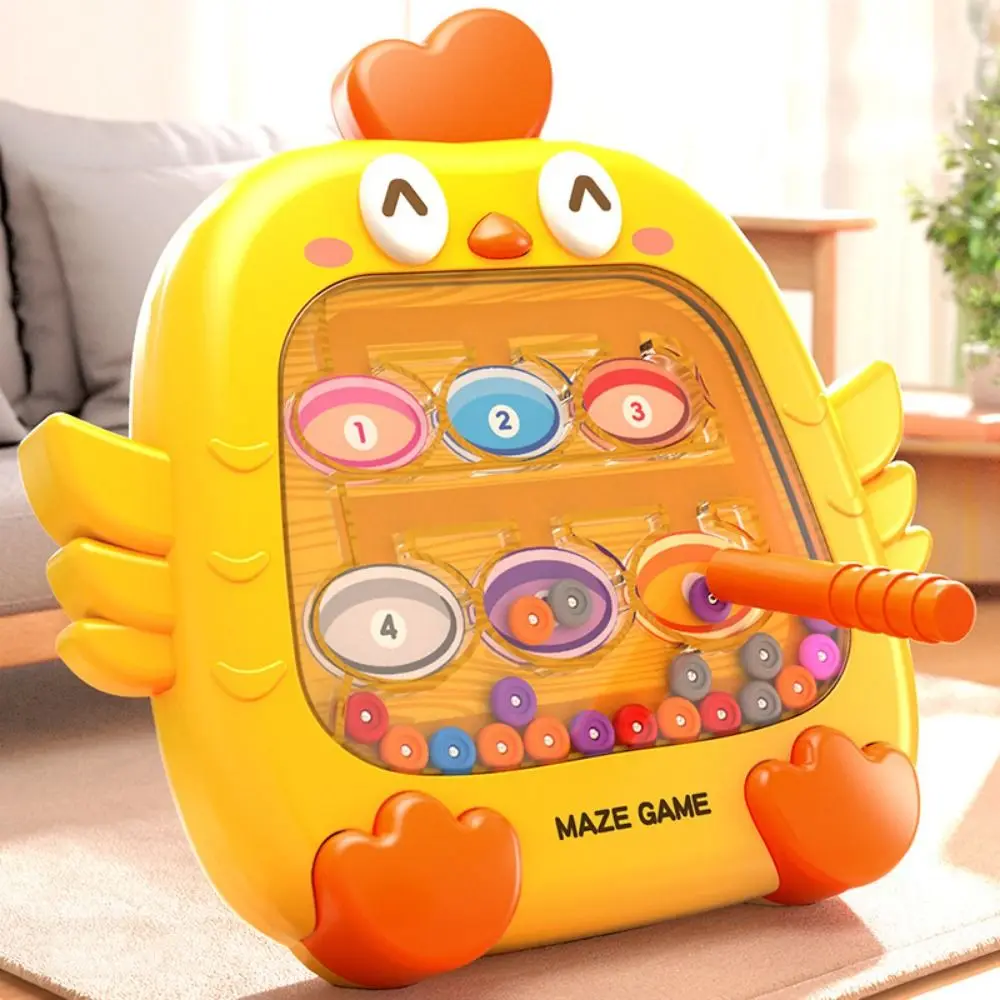 Tavolo da disegno Labirinto Gioco di sfida Montessori Giocattoli magnetici per addestramento alla concentrazione per bambini Divertenti colorati