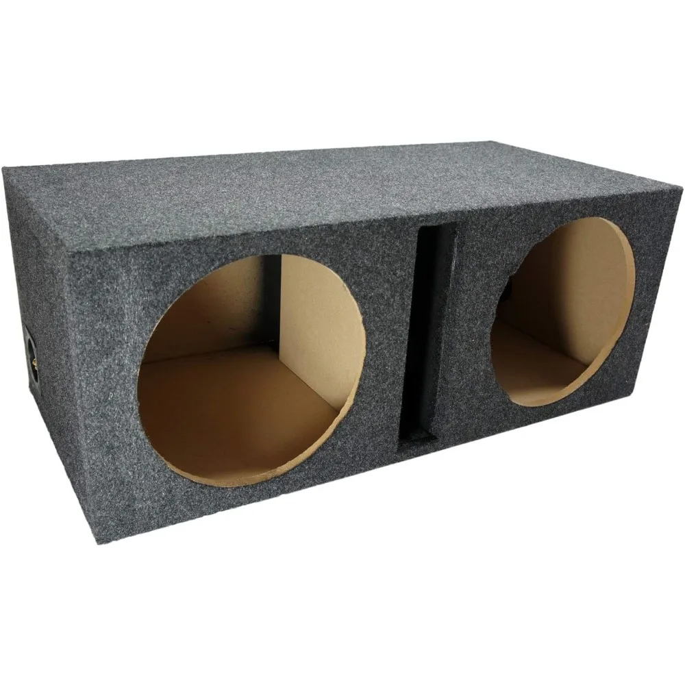 

US Shipping Dual 12 Inch Ported Vented Subwoofer Enclosure Box MDF Car Audio Stereo