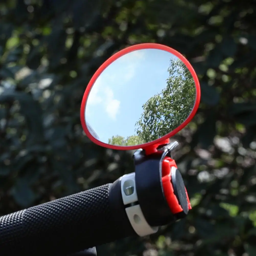 Bike Reflective Mirror Portable Flexible Safe Cycling High Strength Handlebar Mirror Bicycle Rear View Mirror for Cycling