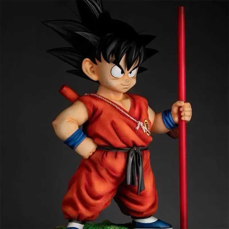 Anime Dragon Ball figure Fc Little Goku Gk Statue 1/4 bicolore Goku Animation Pvc Model Doll Collection Desk Decoration Toys