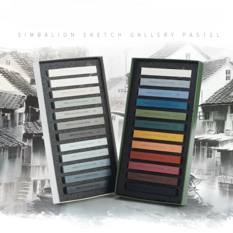 Sketching Chalk 12 Color Set Colorful Chalk Stick Eco-friendly Material Professional Drawing Set School Supplies Free 10 pieces