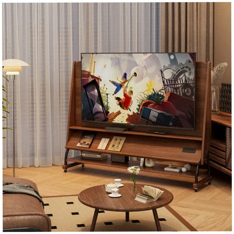 Wood Unique Organizer Tv Stand Modren Decoration Organizers Universal Tv Cabinet Storage Mobile Meuble Tele Home Furniture