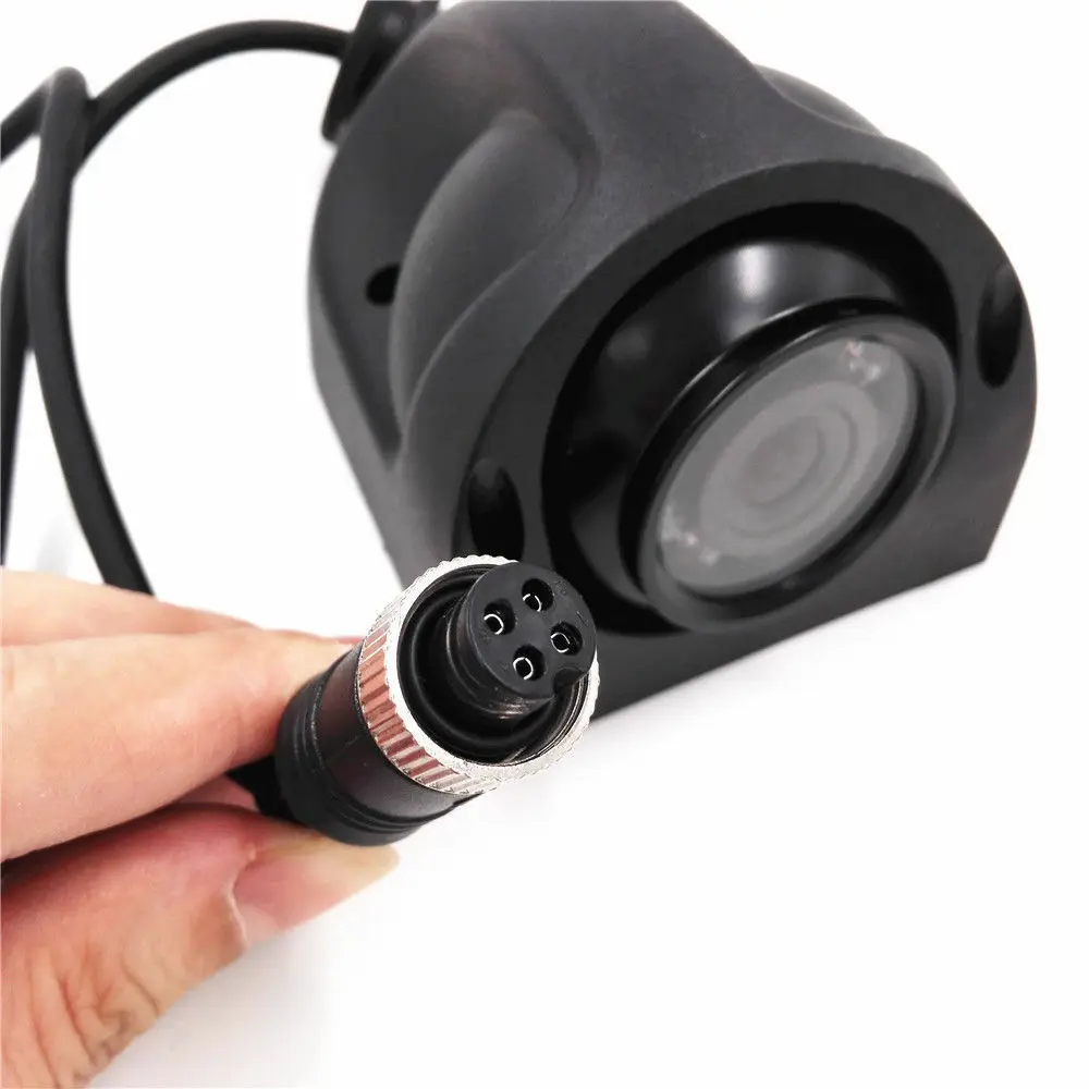 iPoster 4PIN Aviation Connector AHD 1080P Side Rear View Camera 9 IR LEDs Waterproof For Truck MDVR Recorder System