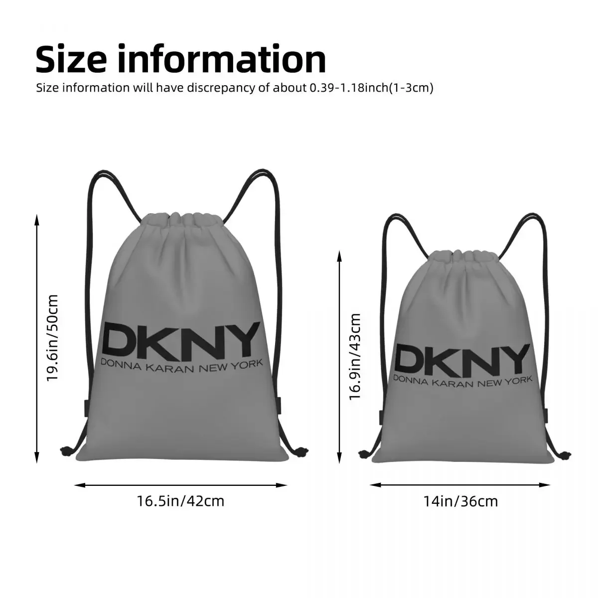 DKNYS Drawstring Backpack Gym Sports Sackpack String Bag for Exercise