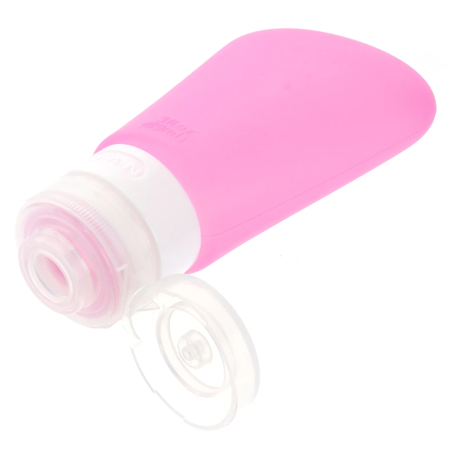 Bouteille à pression en Silicone de 89 Ml, rechargeable, étanche, pour shampoing, conteneurs de voyage, facile à presser, pour femmes, hommes et enfants, compagnie aérienne