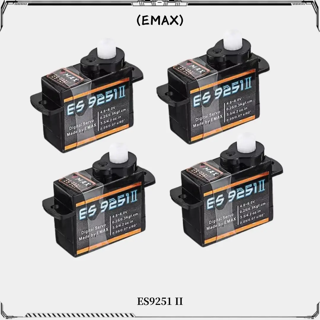 4 قطعة Emax ES9251II 4g نسخة ترقية أجهزة رقمية صغيرة بلاستيكية لطراز RC