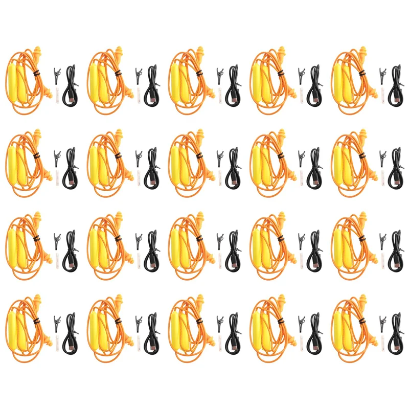 

【HOT ITEMS】20X Ear Plugs Bluetooth Earphone For Work, Noise Suppression, Hearing Protection,Construction Sites, Noisy Places Ora