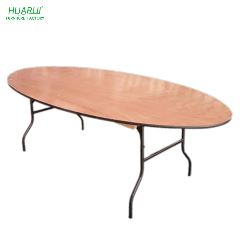 Hot Sale Rental Wood Round Folding Table