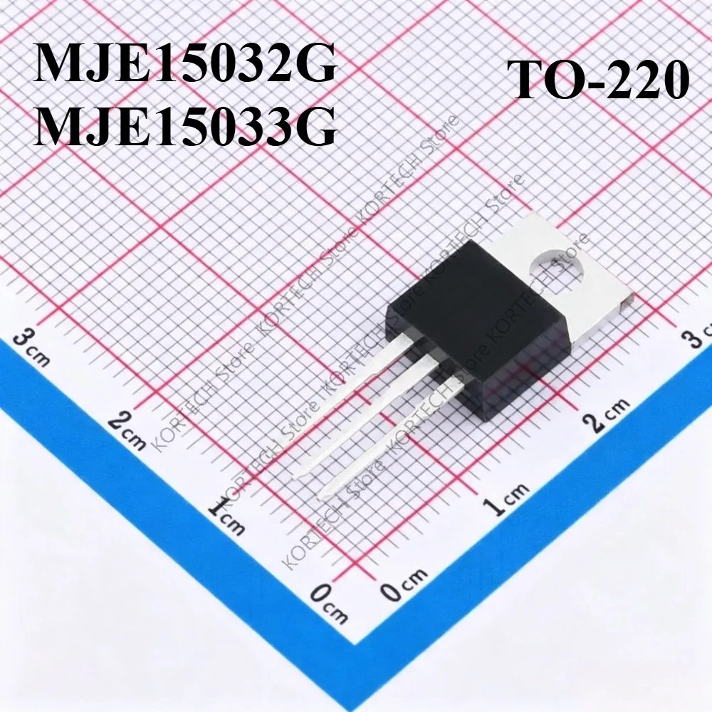 10PCS/Lot  Brand new original  MJE15032G MJE15033G MJE15032 MJE15033 TO-220 Audio Transistor 8A 250V