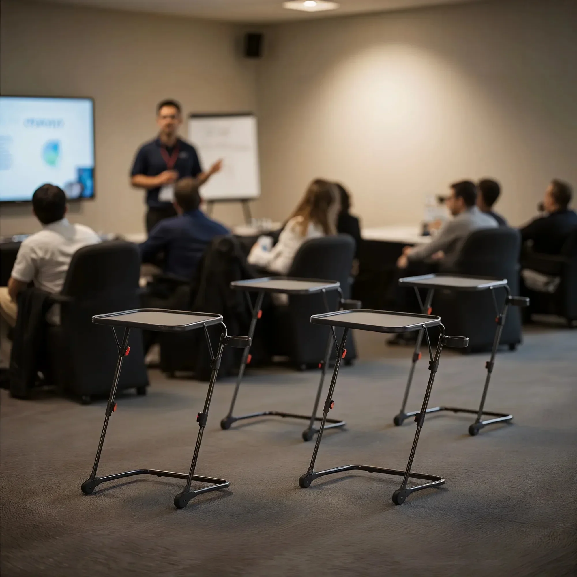 مكتب كتابة بارتفاع قابل للتعديل باللون الأسود |   محطة عمل مدمجة لتوفير المساحة للمكتب المنزلي والدراسة والمساحات الصغيرة