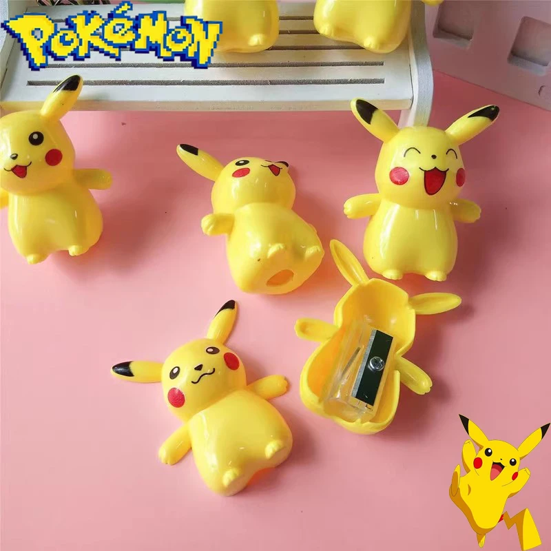 

Fashion Trend Pokémoned Pikachu Creative Pencil Sharpener Cute Pencil Mini Pencil for Primary School Student A Gift for A Friend