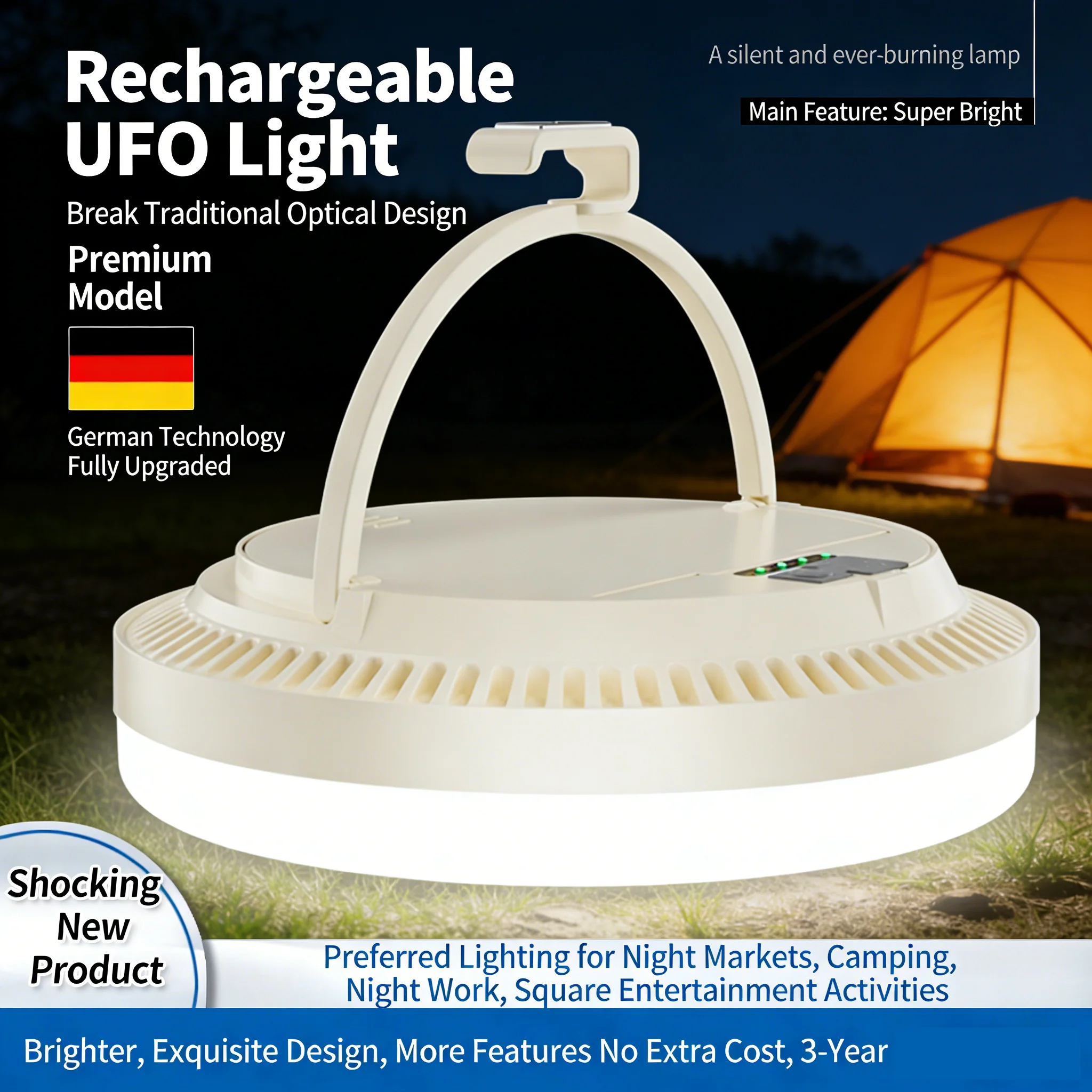 

7800 мАч светильник для палатки перезаряжаемый фонарь портативный аварийный светильник для ночного рынка уличная лампа для кемпинга фонарик домашний светодиодный 600 Вт