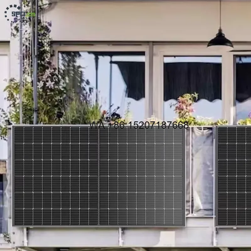 Wmwmnu 700W 800W Balcony Solar System Set Plug and Play Solar Energy System for Home Use Easy Installation Solar Panel Kit