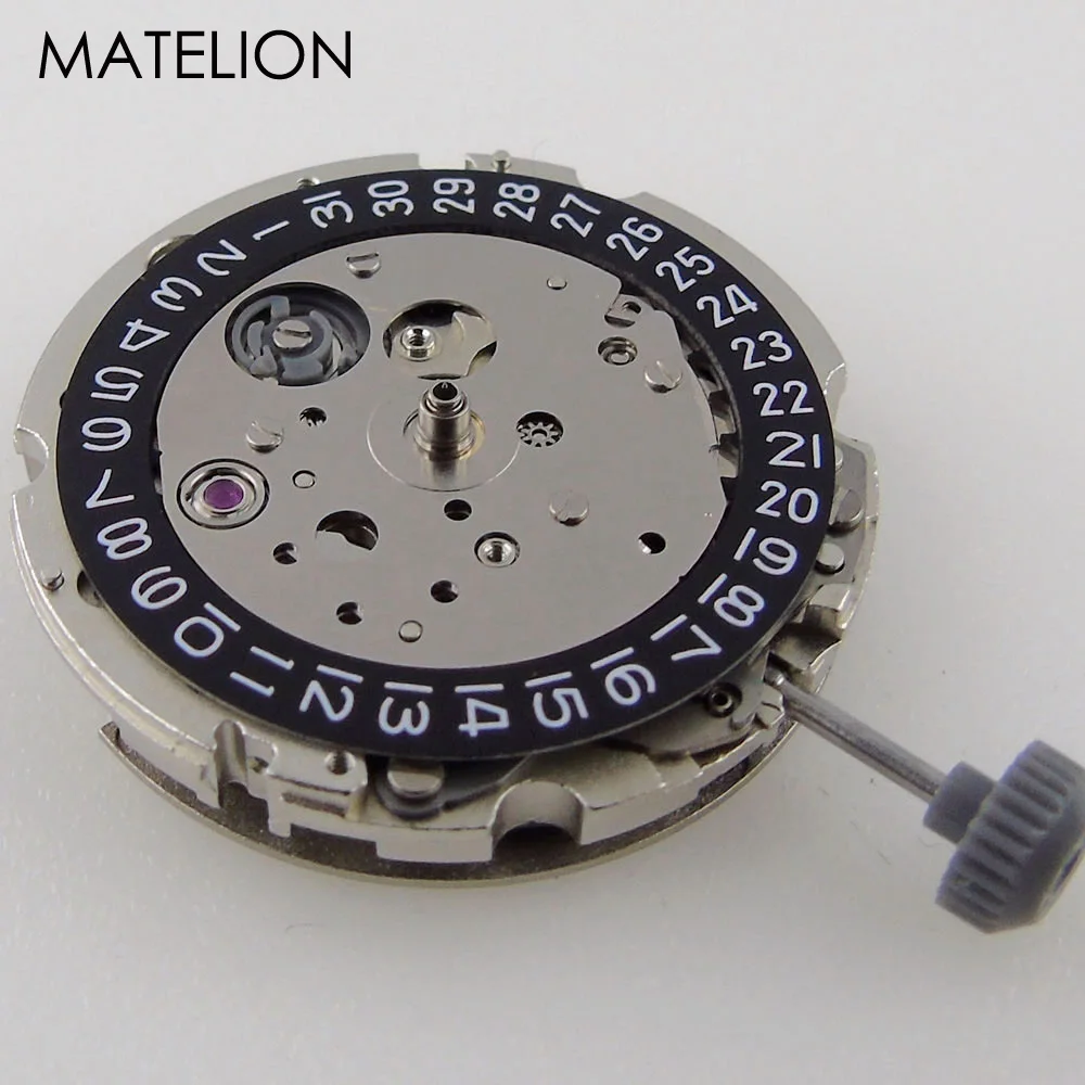 High Accurcy Miyota8215 Automatic Movement for Mechanical Watch Self-wind Hacking Seconds Black Date Wheel Watch Replacements