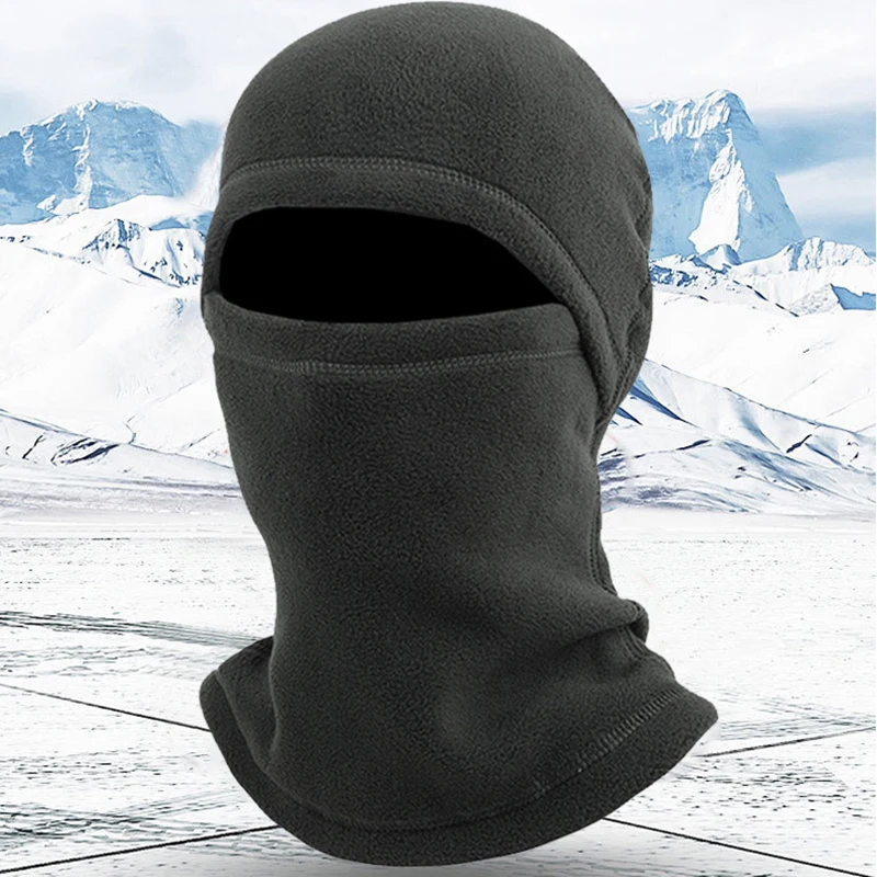 

2025 New Winter Polar Coral Hat Fleece Balaclava Men Face Warmer Beanies Thermal Head Cover Tactical Sports Scarf Caps