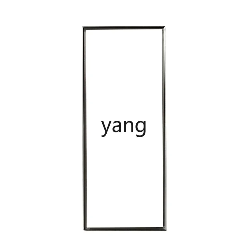 LMM full body full-length mirror wall-to-wall floor-to-ceiling bedroom household Internet celebrity stainless steel mirror