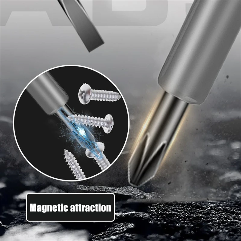 Strong Magnetic Screwdriver Handheld Voltage Tester Pen Zero Line Induction Circuit Detection Electrician Screwdrivers Hand Tool