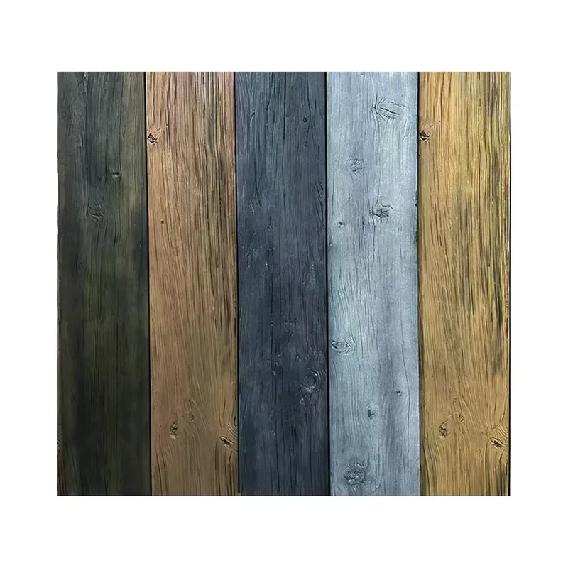 Durable Outdoor Waterproof Decking Tiles Natural Wood Grain Pattern for Patio Swimming Pool Floor Garden Hall Made PU