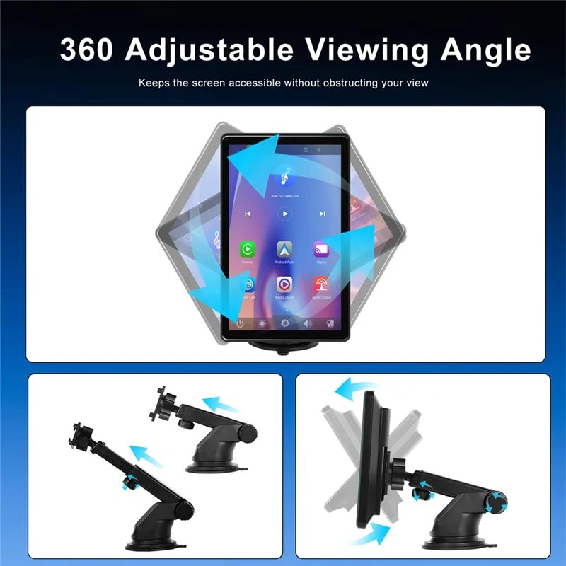 

Беспроводной экран Carplay, 8-дюймовый портативный автомобильный радиоприемник с поддержкой Android Auto, Bluetooth Mirror Link FM