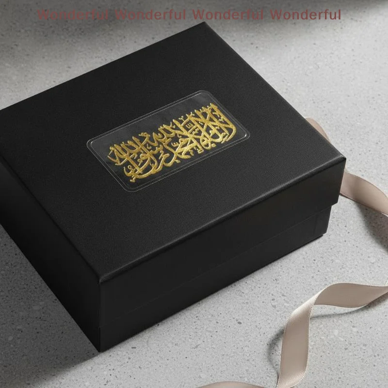 3D Gold Foil Islamic Crystal Stickers Waterproof Self Adhesive Vinyl Decal for Islamic Holiday Ramadan Eid Home Decor