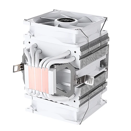 Imagen 2 del producto Enfriador táctil directo de distancia cero Compatible con i5 i7 AM3 AMD x79 x99 LGA2011-3 115x 1700 18xx Torres gemelas 6 ventiladores de CPU de tubo de calor 90mm