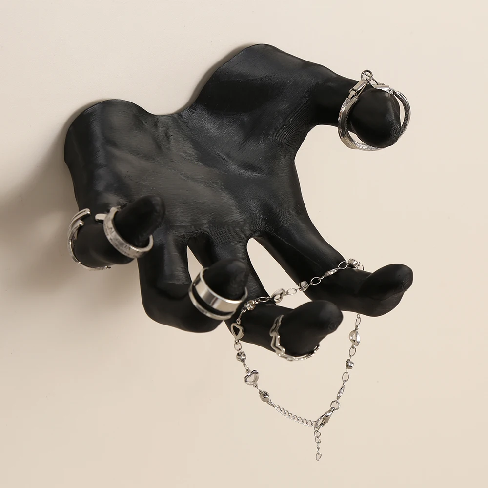 

Cross - border Dark Style Palm - Shaped Jewelry Storage Rack, Gothic - style Home Decoration, Suitable for Jewelry Storage Scena