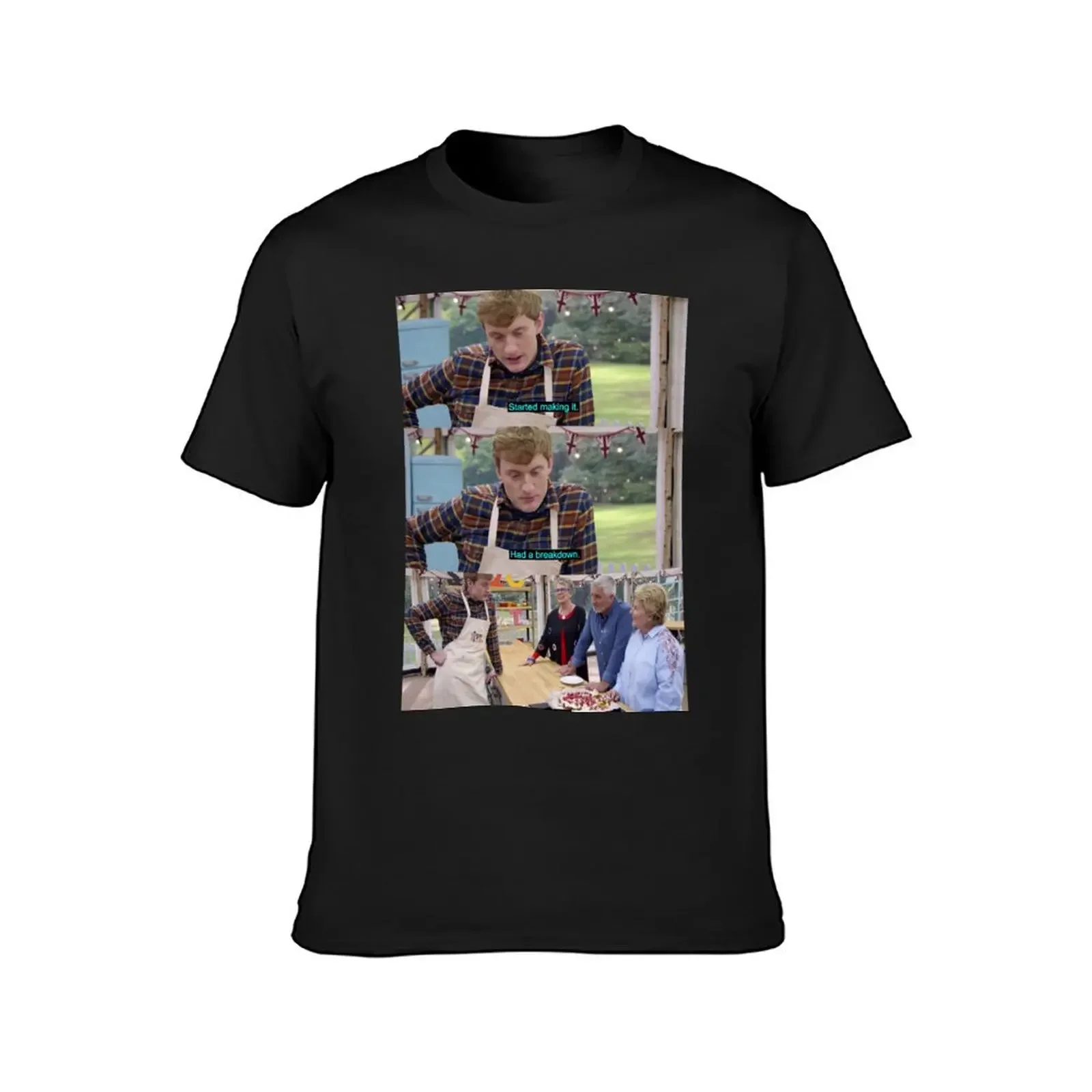 James Acaster Great British Bake Off T-Shirt shirts graphic tees Blouse custom shirt men clothings